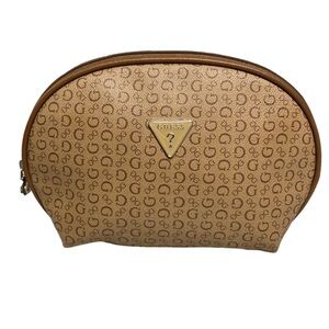 Guess Tan Monogram Dome Bag